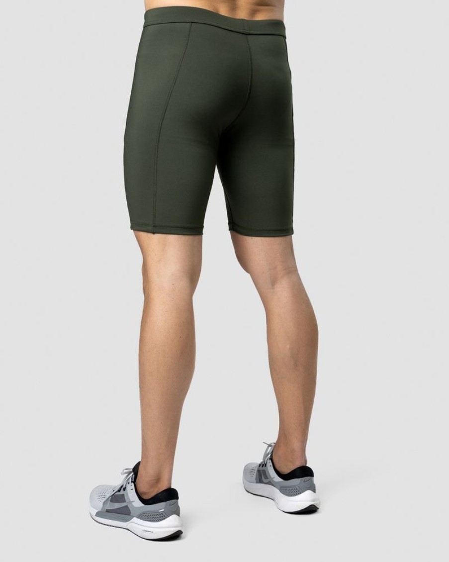 Herr ICIW Shorts | Mercury Short Tight Shorts Men Pine Green