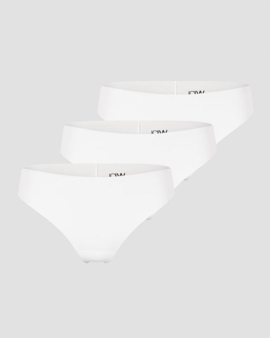 Dam ICIW Underklader | Soft Thong 3-Pack White