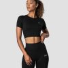 Dam ICIW Seamless | Define Seamless Cropped T-Shirt Black Wmn