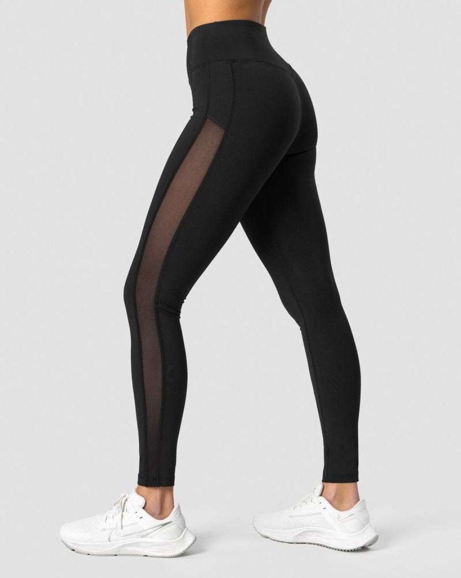 Dam ICIW Tights & Leggings | Revive Mesh Tights Wmn Black