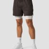 Herr ICIW Shorts | Stride 2-In-1 Shorts Men Charcoal