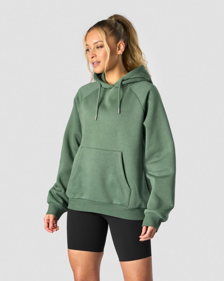 Dam ICIW Langarmat | Everyday Hoodie Wmn Dark Green