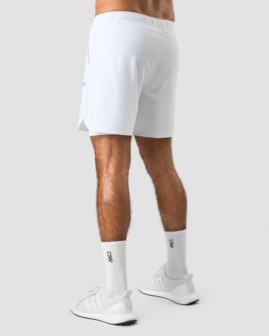 Herr ICIW Shorts | Training 2-In-1 Shorts White