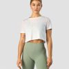 Dam ICIW T-Shirts | Premium Crop Top White Wmn