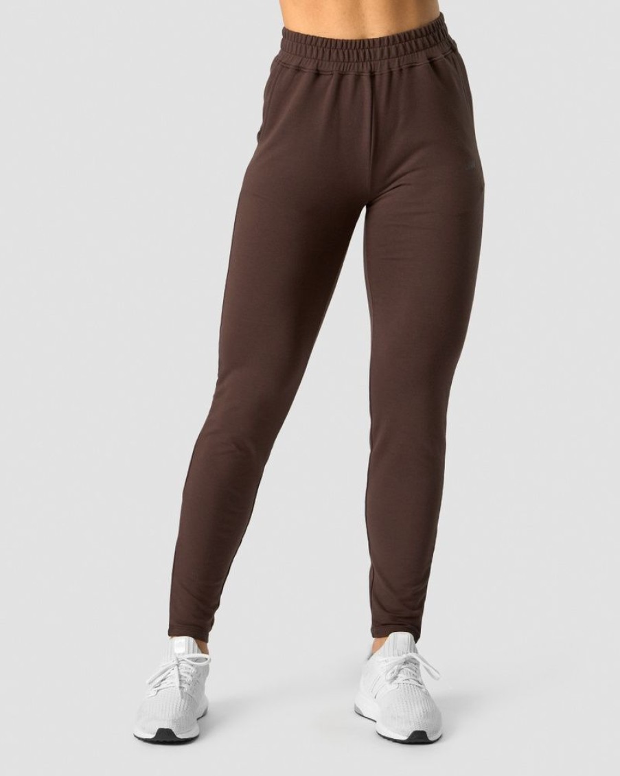 Dam ICIW Byxor | Stride Sweatpants Wmn Dark Brown