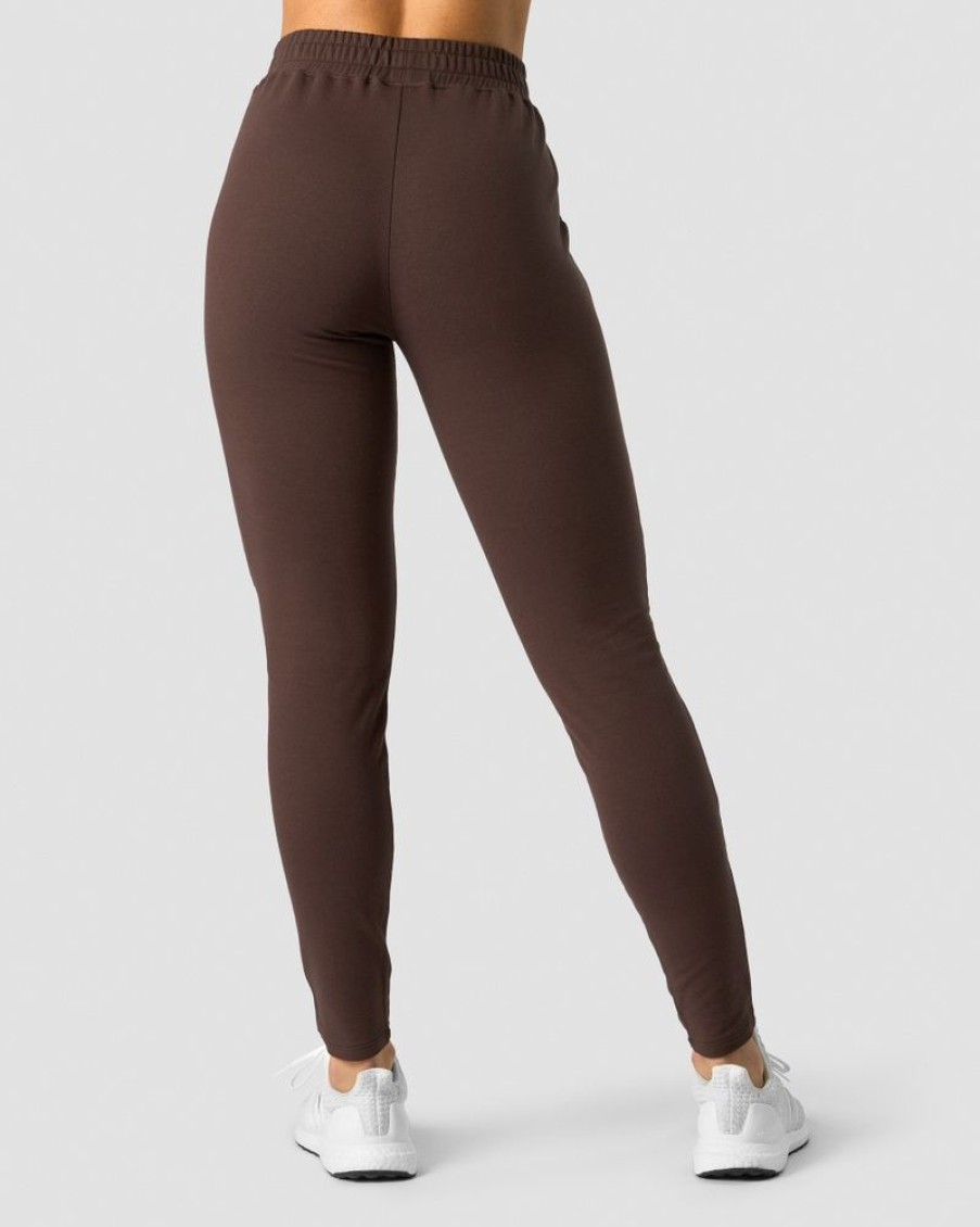 Dam ICIW Byxor | Stride Sweatpants Wmn Dark Brown