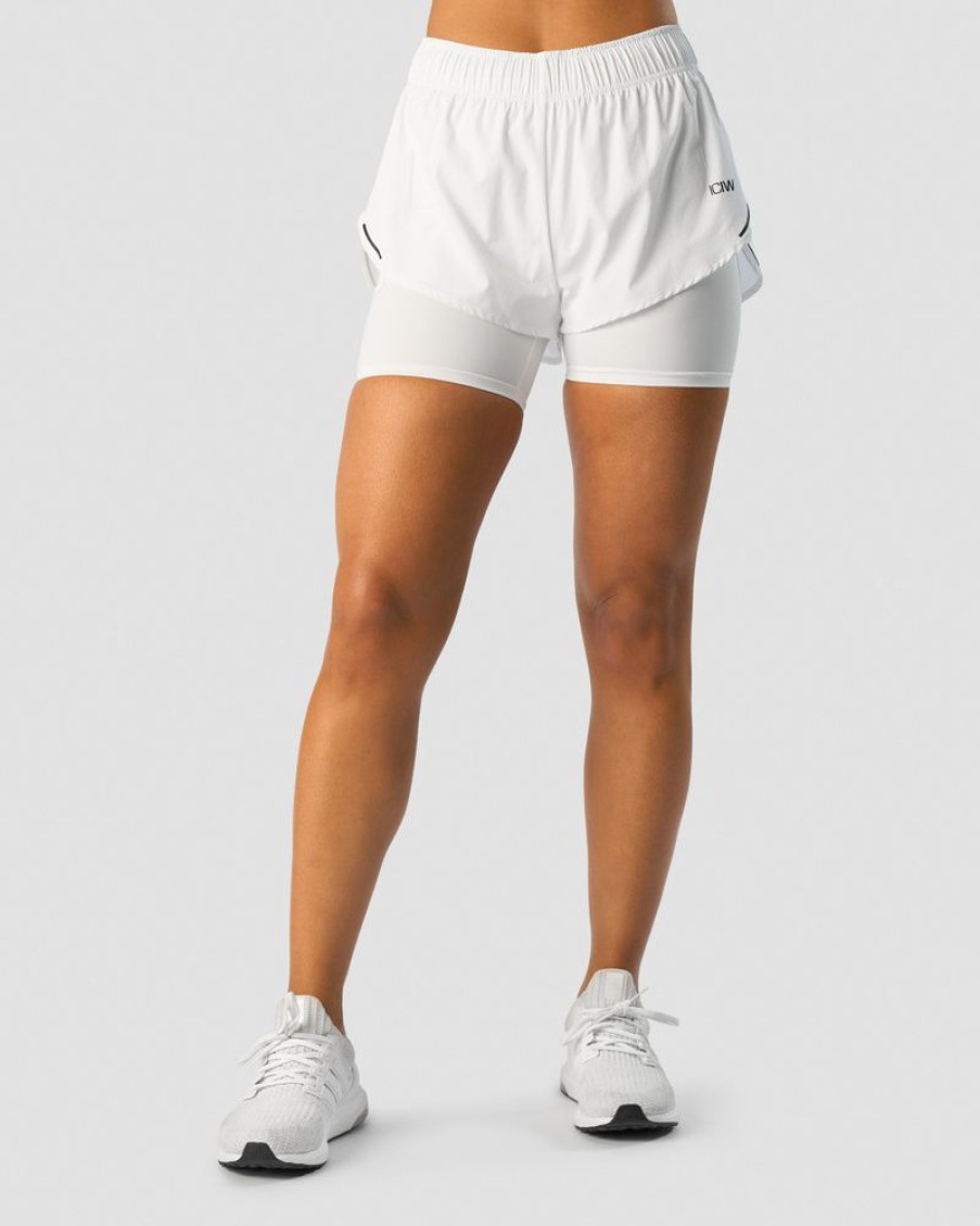 Dam ICIW Shorts | Charge 2-In-1 Shorts Wmn White