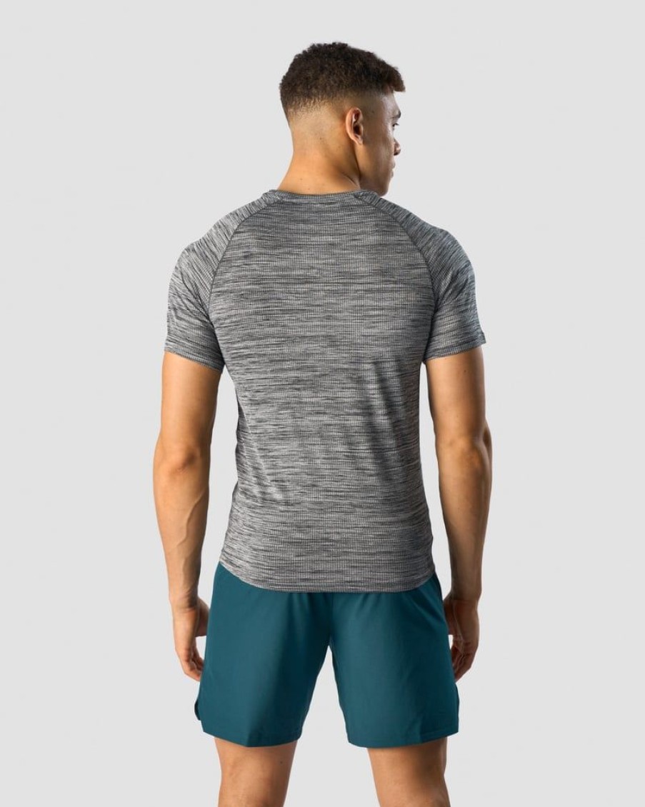 Herr ICIW T-Shirts | Levitech T-Shirt Raglan Men Light Grey Melange