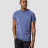 Herr ICIW T-Shirts | Workout Melange T-Shirt Steel Blue Melange Men