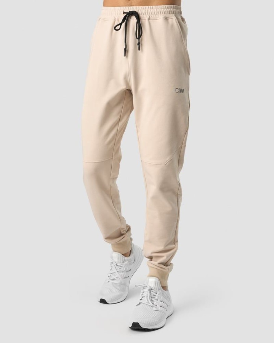 Herr ICIW Byxor | Stride Sweat Pants Men Beige