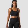 Dam ICIW Sport-Bh | Ribbed Define Seamless Sports Bra Black