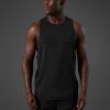 Herr ICIW Linnen | Reboot Stringer Top Men Black