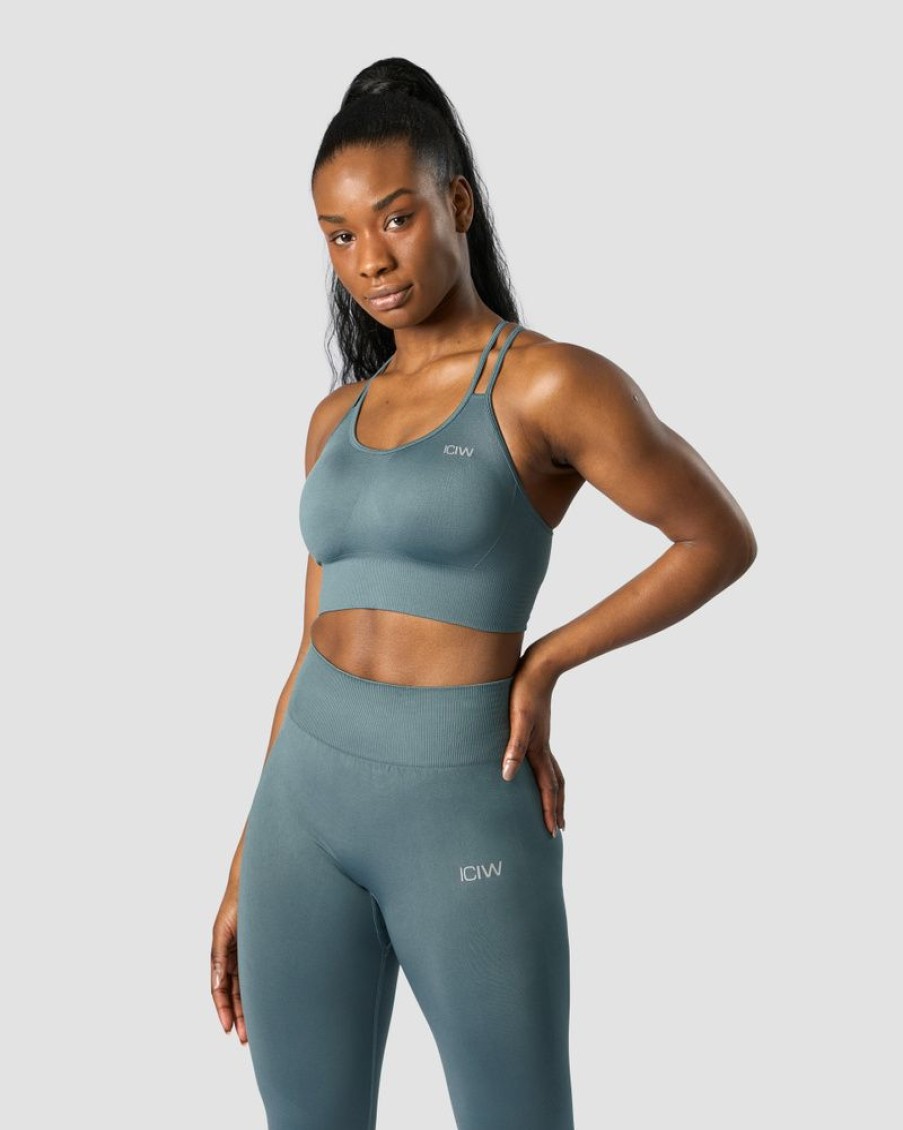 Dam ICIW Sport-Bh | Define Seamless Sports Bra Jungle Green