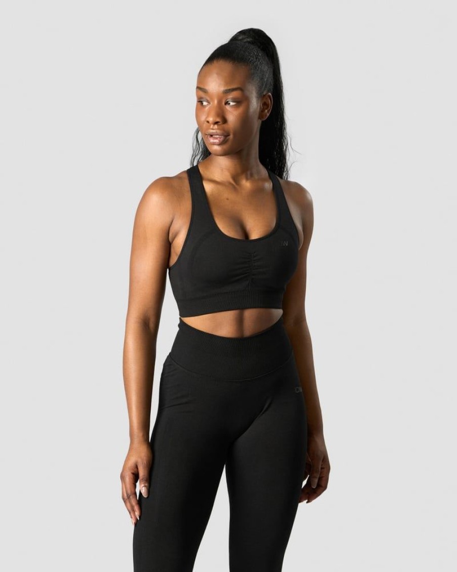 Dam ICIW Sport-Bh | Rush Seamless Sports Bra Black