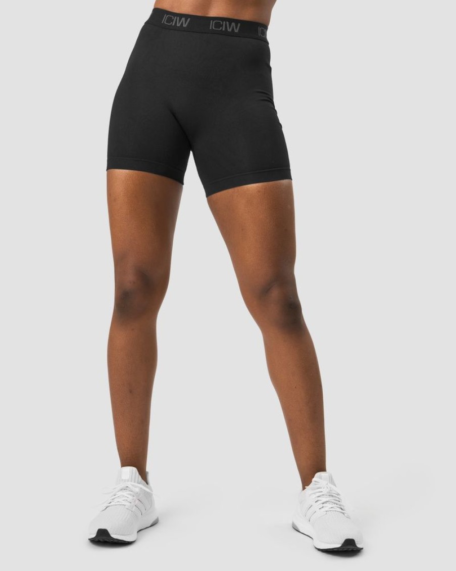 Dam ICIW Seamless | Define Seamless Logo Shorts Black