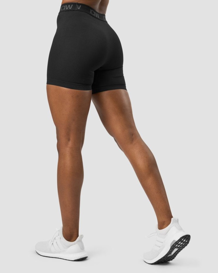 Dam ICIW Seamless | Define Seamless Logo Shorts Black