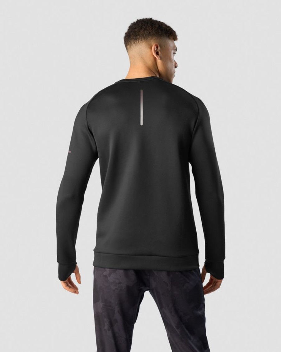 Herr ICIW Langarmat | Mercury Crewneck Black