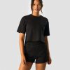 Dam ICIW T-Shirts | Revive Heavy Cropped T-Shirt Wmn Black