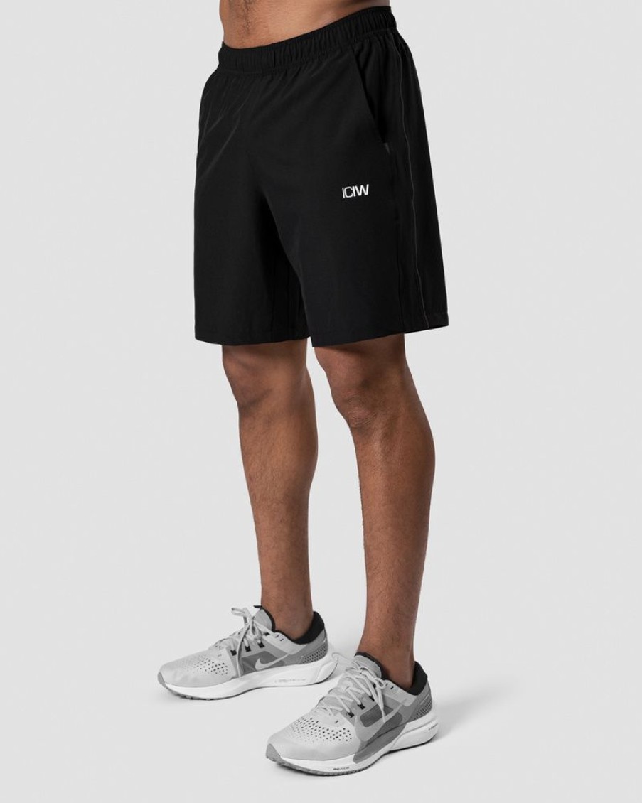 Herr ICIW Shorts | Training Stripe Shorts Black Men