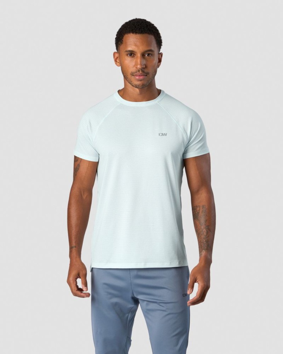 Herr ICIW T-Shirts | Training Mesh T-Shirt Men Ice Blue