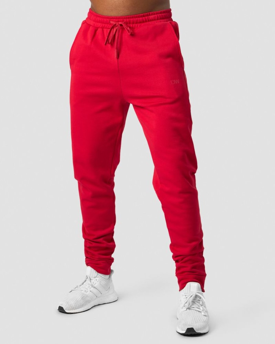 Herr ICIW Byxor | Training Club Sweat Pants Men Red