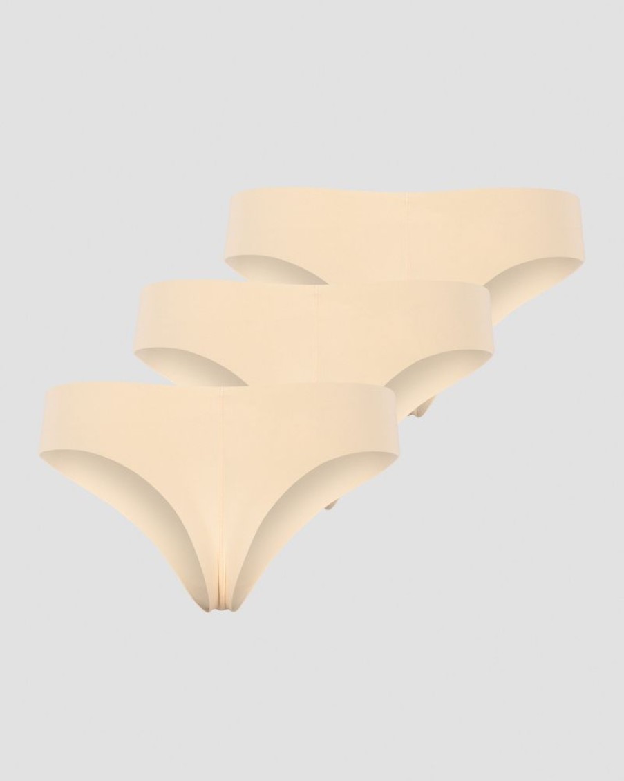 Dam ICIW Underklader | Soft Thong 3-Pack Beige