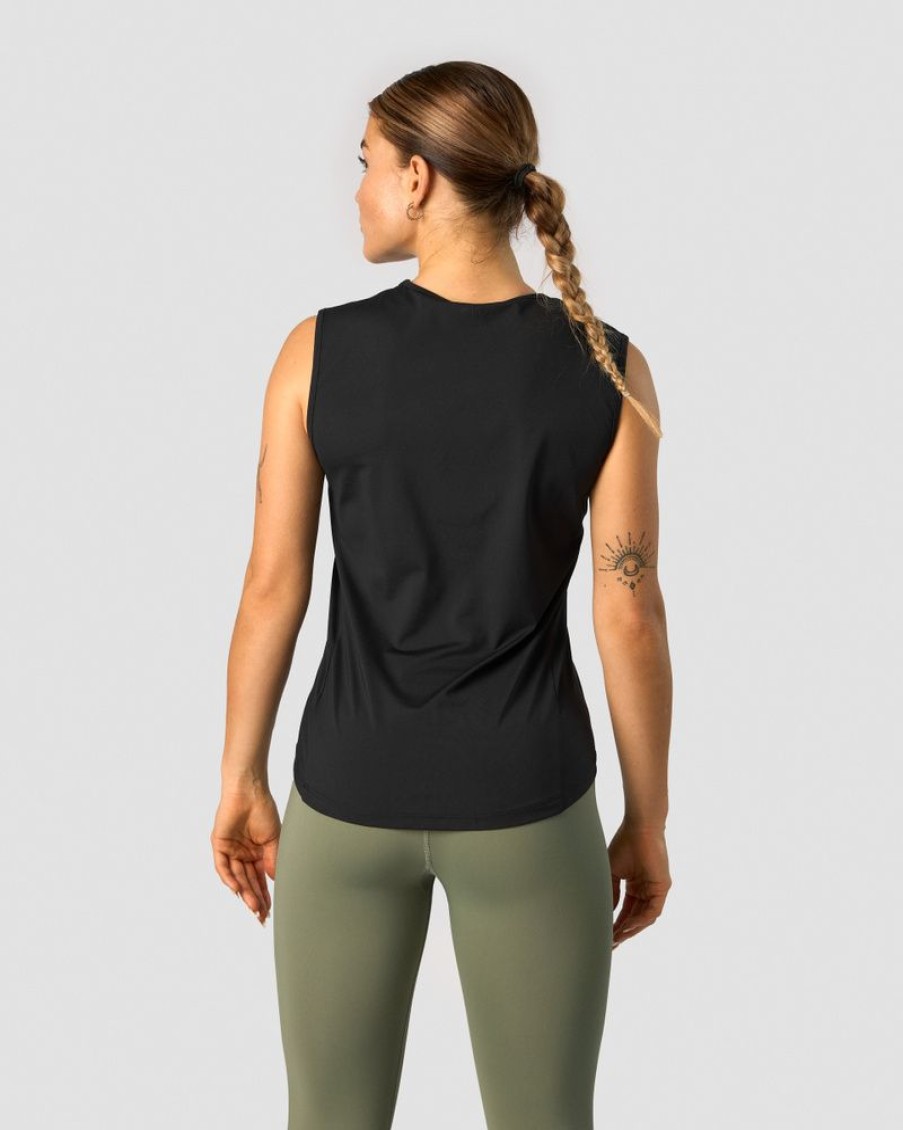 Dam ICIW Traningslinnen | Classic Tank Top Black