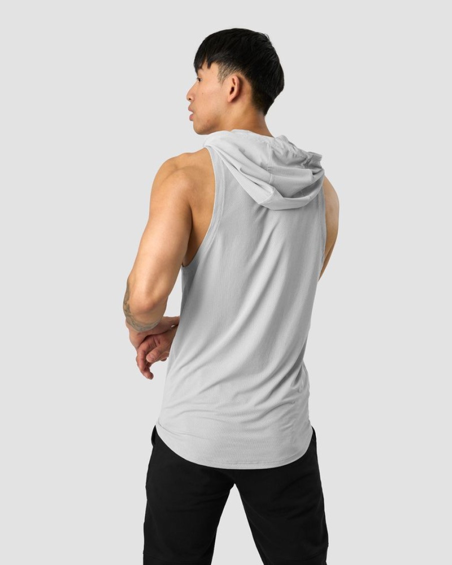 Herr ICIW T-Shirts | Stride Sleeveless T-Shirt Hoodie Men Grey