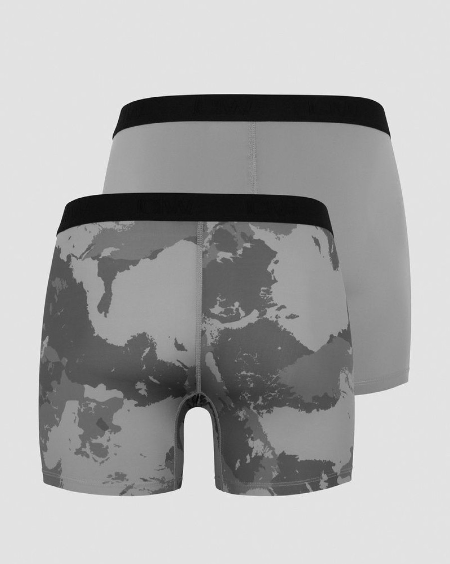 Herr ICIW Underklader | Sport Boxer 2-Pack Grey/Camo