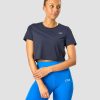 Dam ICIW T-Shirts | Training Cropped T-Shirt Navy