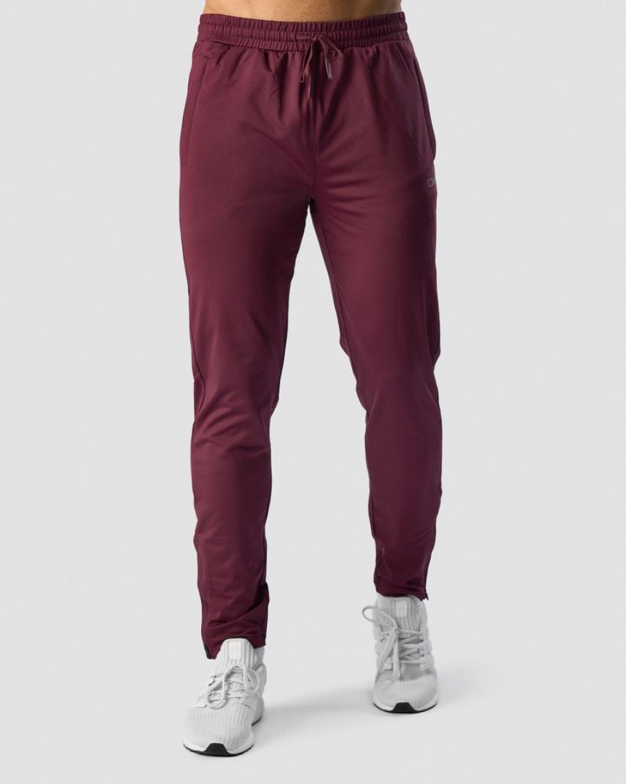 Herr ICIW Byxor | Ultimate Training Zip Pants Burgundy