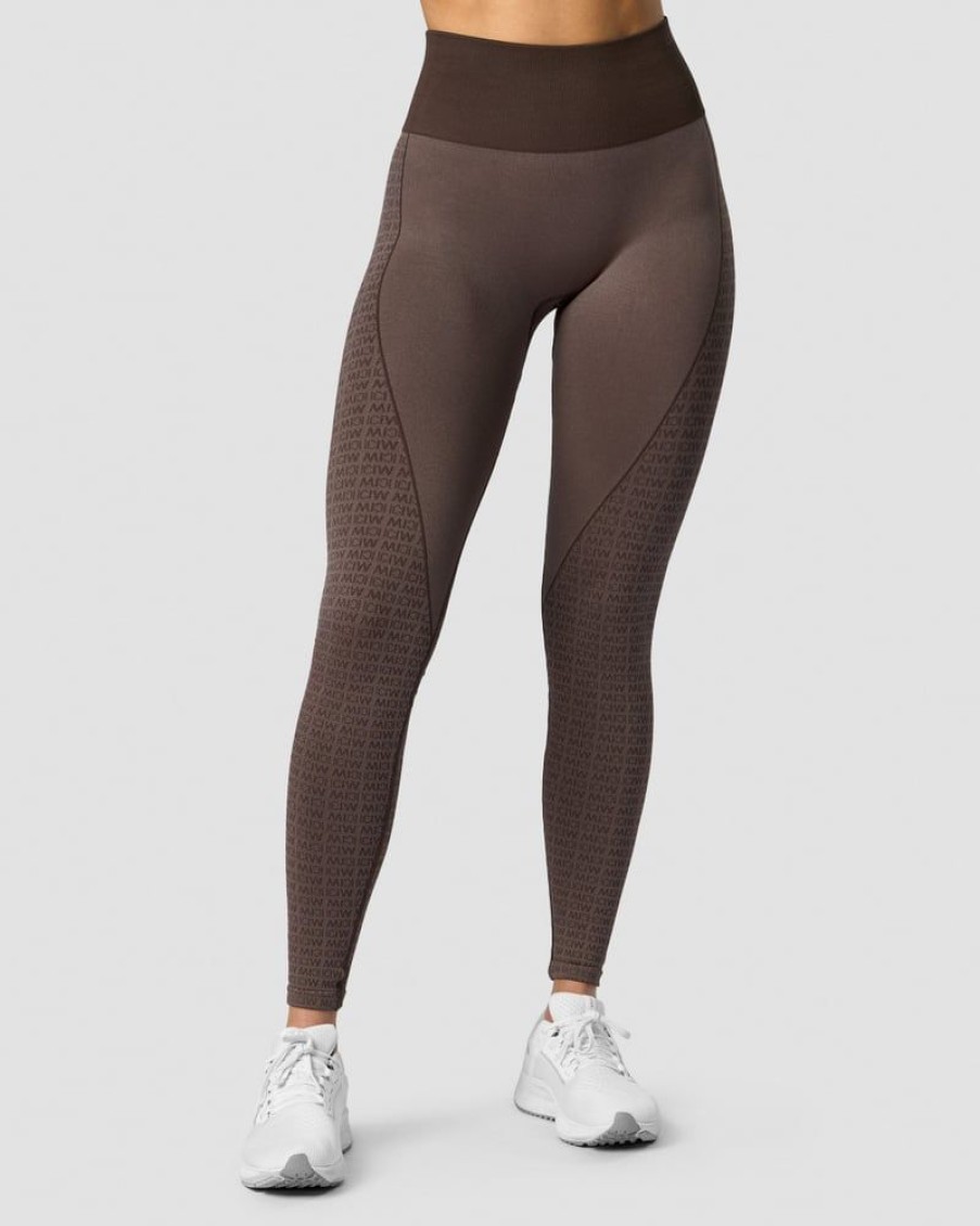 Dam ICIW Tights & Leggings | Signature Seamless Tights Dark Brown