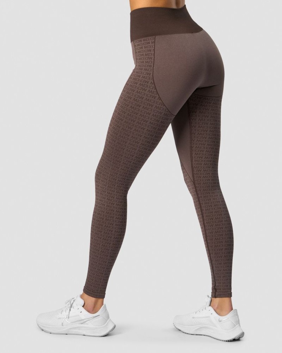 Dam ICIW Tights & Leggings | Signature Seamless Tights Dark Brown