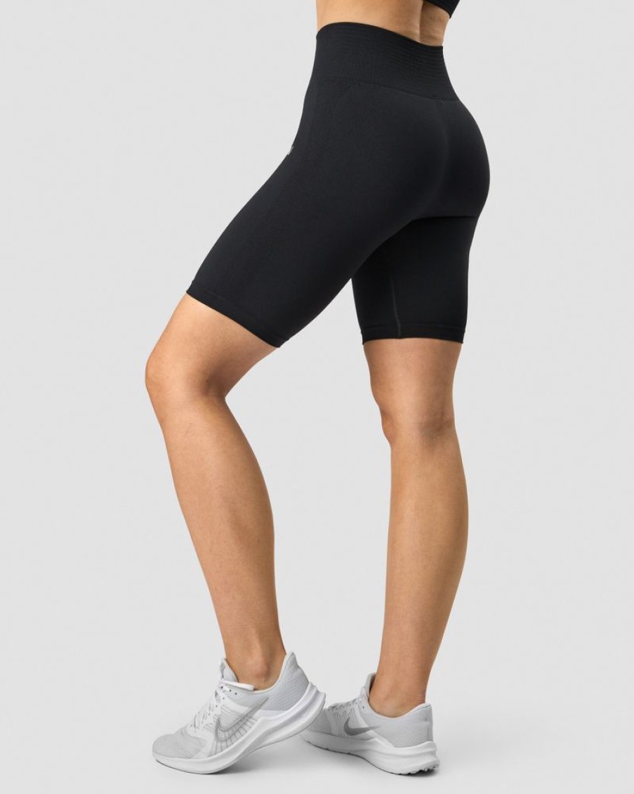 Dam ICIW Seamless | Define Seamless Pocket Biker Shorts Black