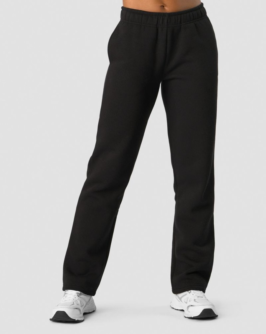 Dam ICIW Byxor | Everyday Straight Leg Sweatpants Black