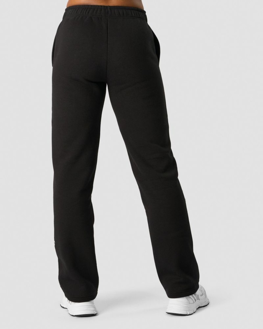 Dam ICIW Byxor | Everyday Straight Leg Sweatpants Black