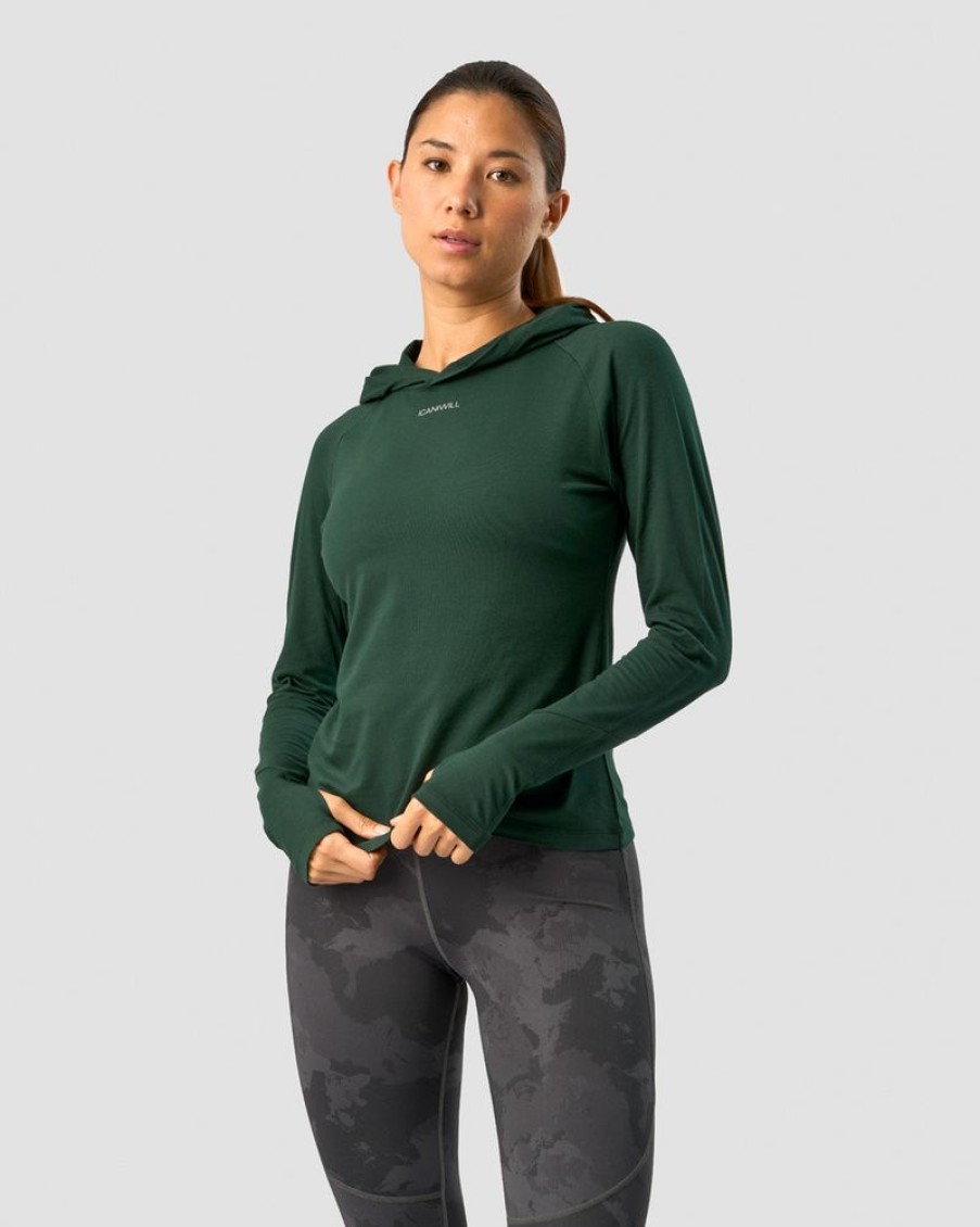 Dam ICIW Hoodie | Ultimate Training Long Sleeve Deep Green