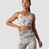 Dam ICIW Sport-Bh | Define Seamless Tie Dye Sports Bra Grey