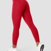 Dam ICIW Tights & Leggings | Define Seamless Scrunch Tights Red