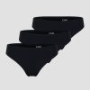 Dam ICIW Underklader | Soft Thong 3-Pack Black