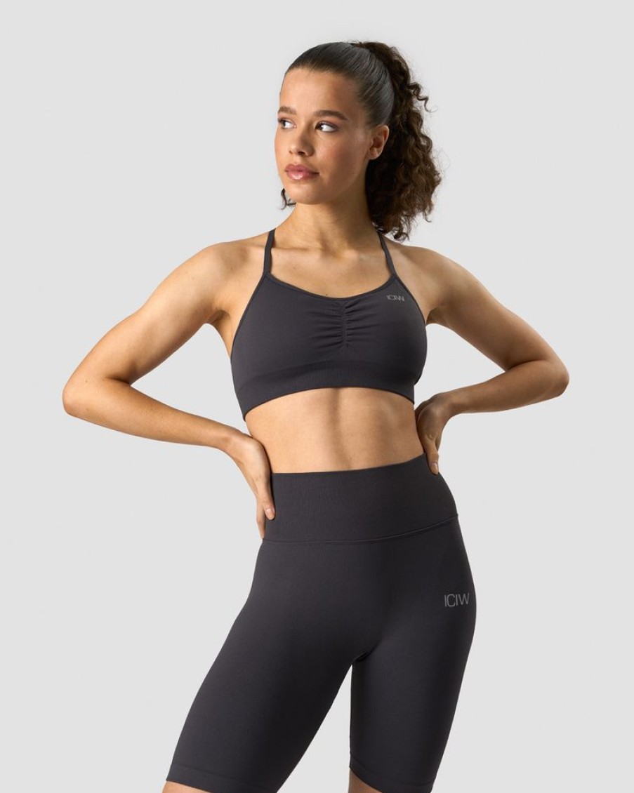 Dam ICIW Sport-Bh | Scrunch Seamless Sports Bra Graphite