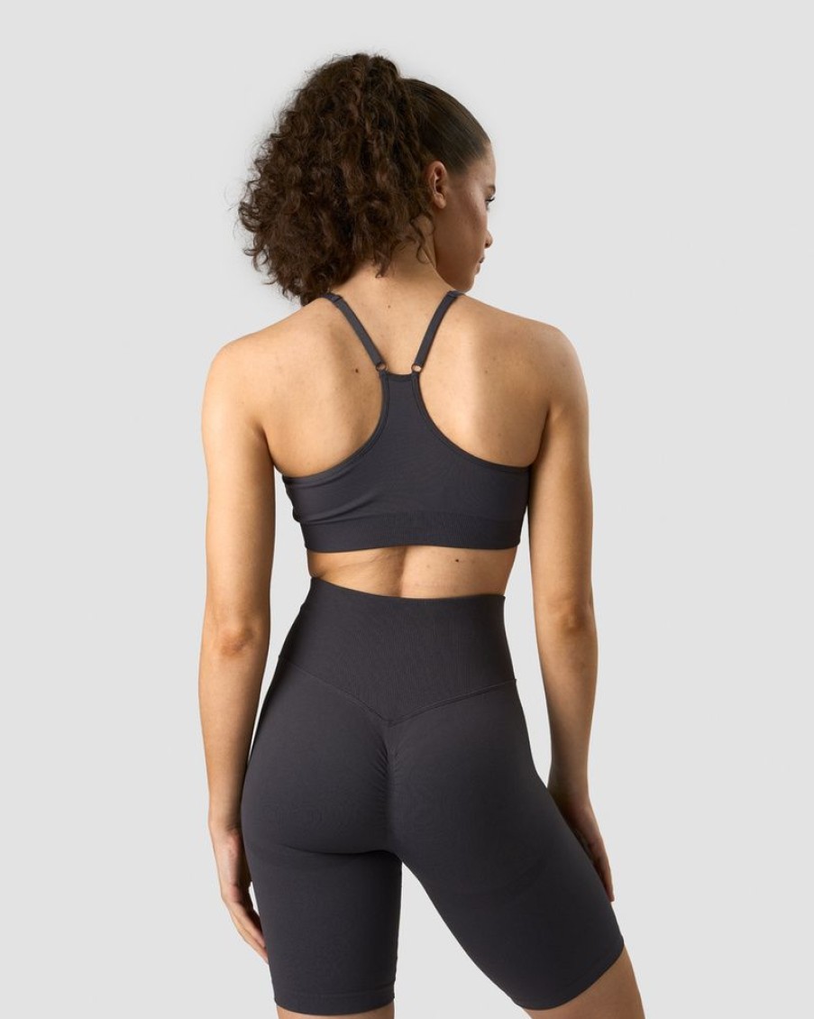 Dam ICIW Sport-Bh | Scrunch Seamless Sports Bra Graphite