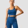 Dam ICIW Sport-Bh | Ribbed Define Seamless Sports Bra Dark Navy