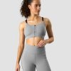 Dam ICIW Sport-Bh | Ultimate Training Zipper Sports Bra Grey