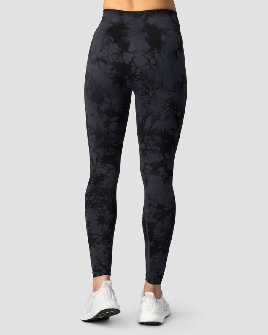 Dam ICIW Tights & Leggings | Define Seamless Tie Dye Tights Midnight