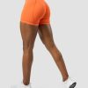 Dam ICIW Shorts | Scrunch V-Shape Tight Shorts Orange