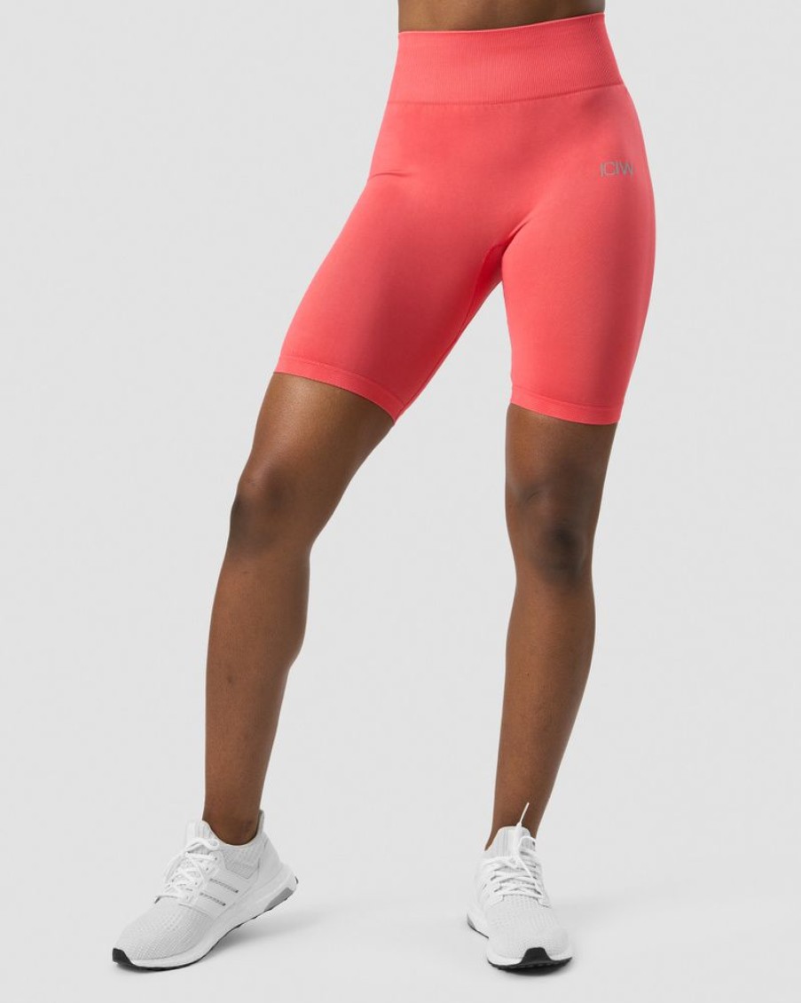 Dam ICIW Seamless | Define Seamless Biker Shorts Wmn Coral