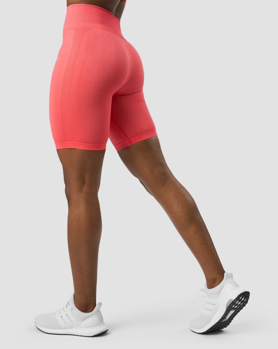 Dam ICIW Seamless | Define Seamless Biker Shorts Wmn Coral