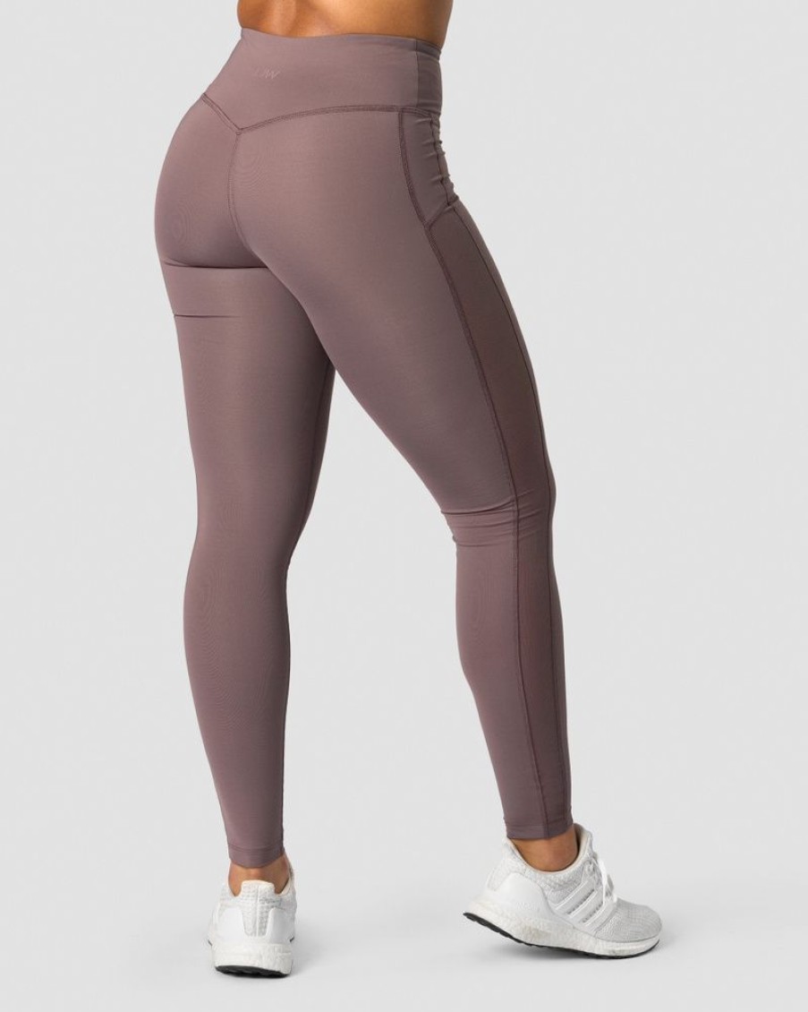 Dam ICIW Tights & Leggings | Revive Mesh Tights Wmn Dusty Brown