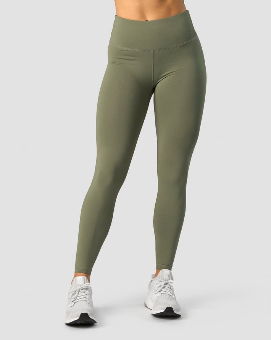 Dam ICIW Tights & Leggings | Classic V-Shape Tights Tall Dk Dusty Green